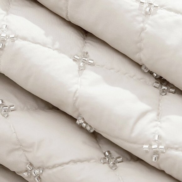 Apricot Casual Women's Elegant Beaded Waist faux Fur Collar jacket coat - Picture 9 of 10